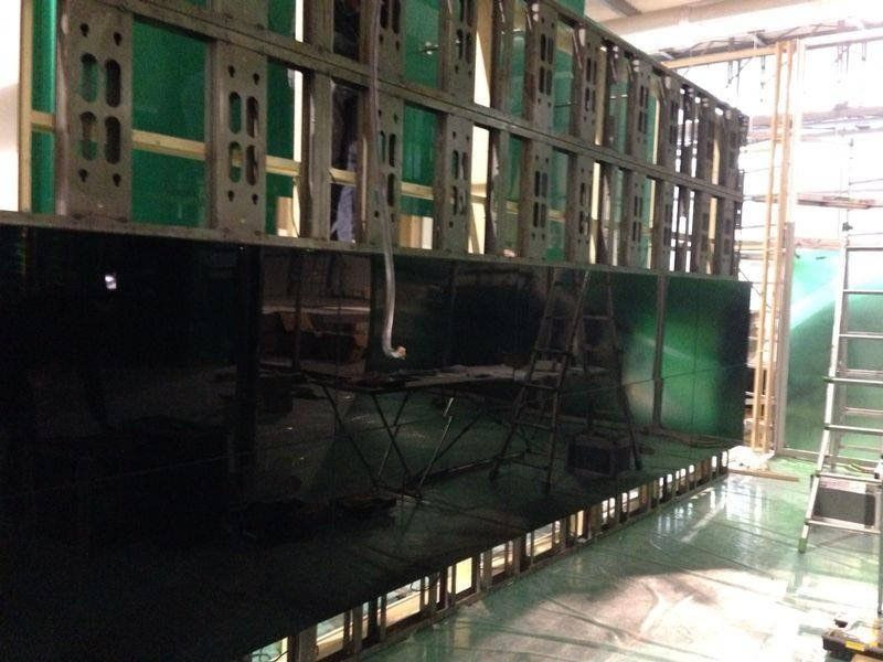 installazione LED wall per museo