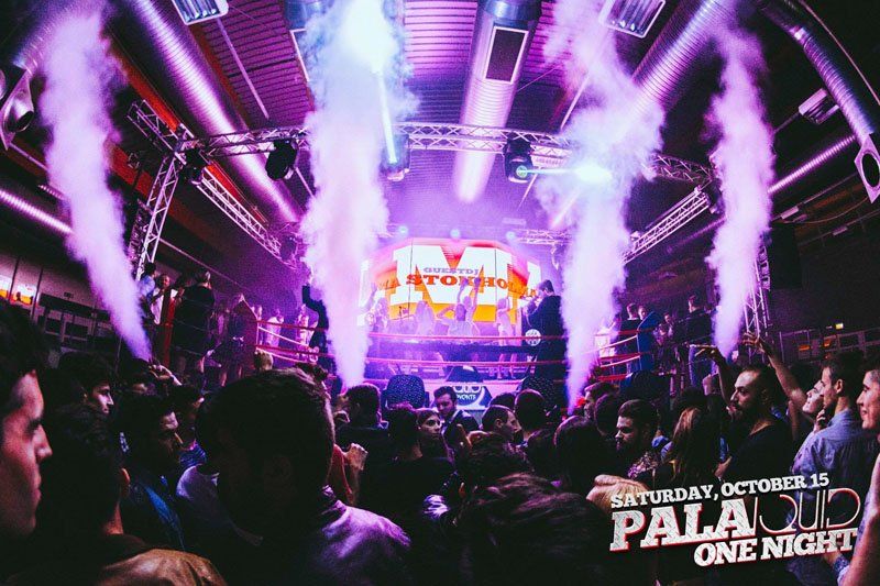 LED wall in discoteca