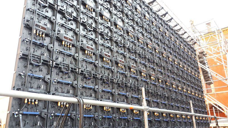 grande LED wall per concerto