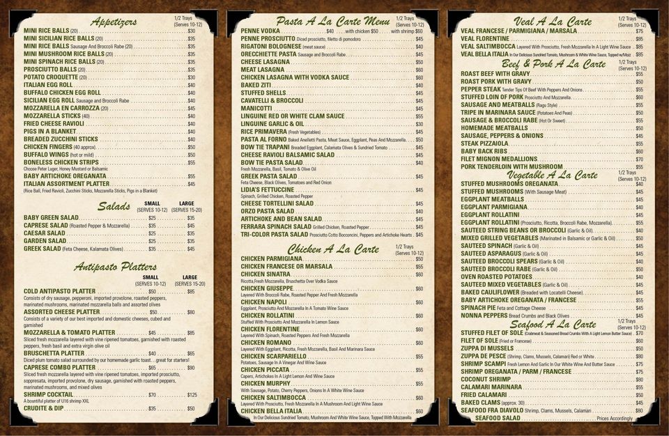 Italian Food Jackson, NJ Bella Italia Pork Store & Catering