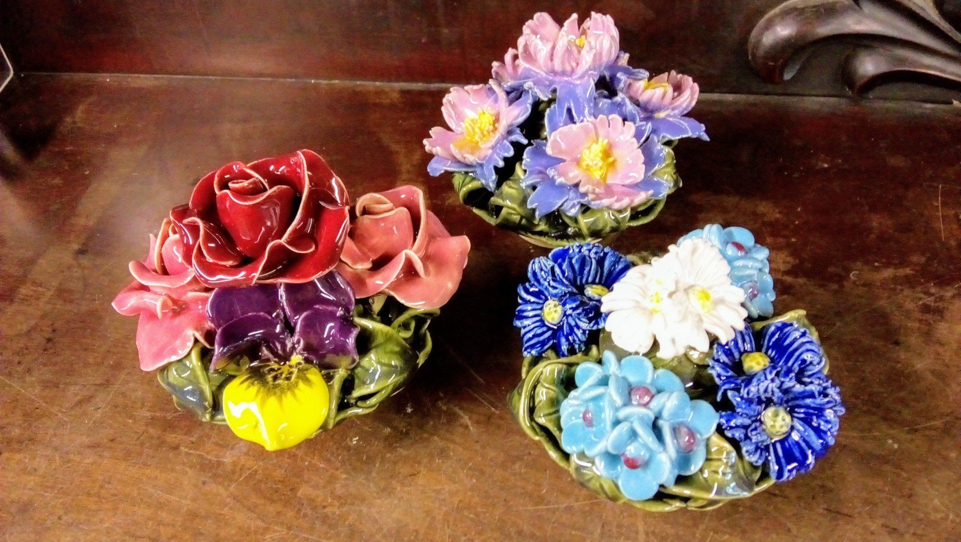 ceramic flower bouquets Tullylish Pottery