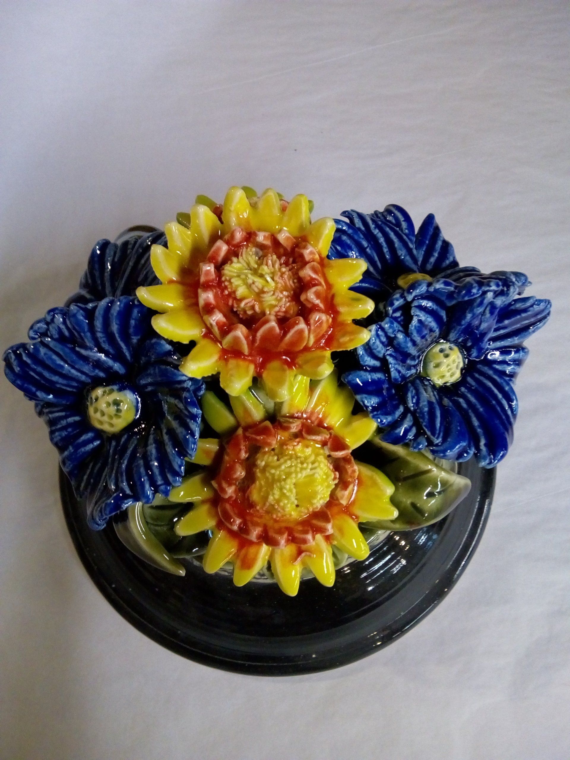 ceramic flower bouquets Tullylish Pottery