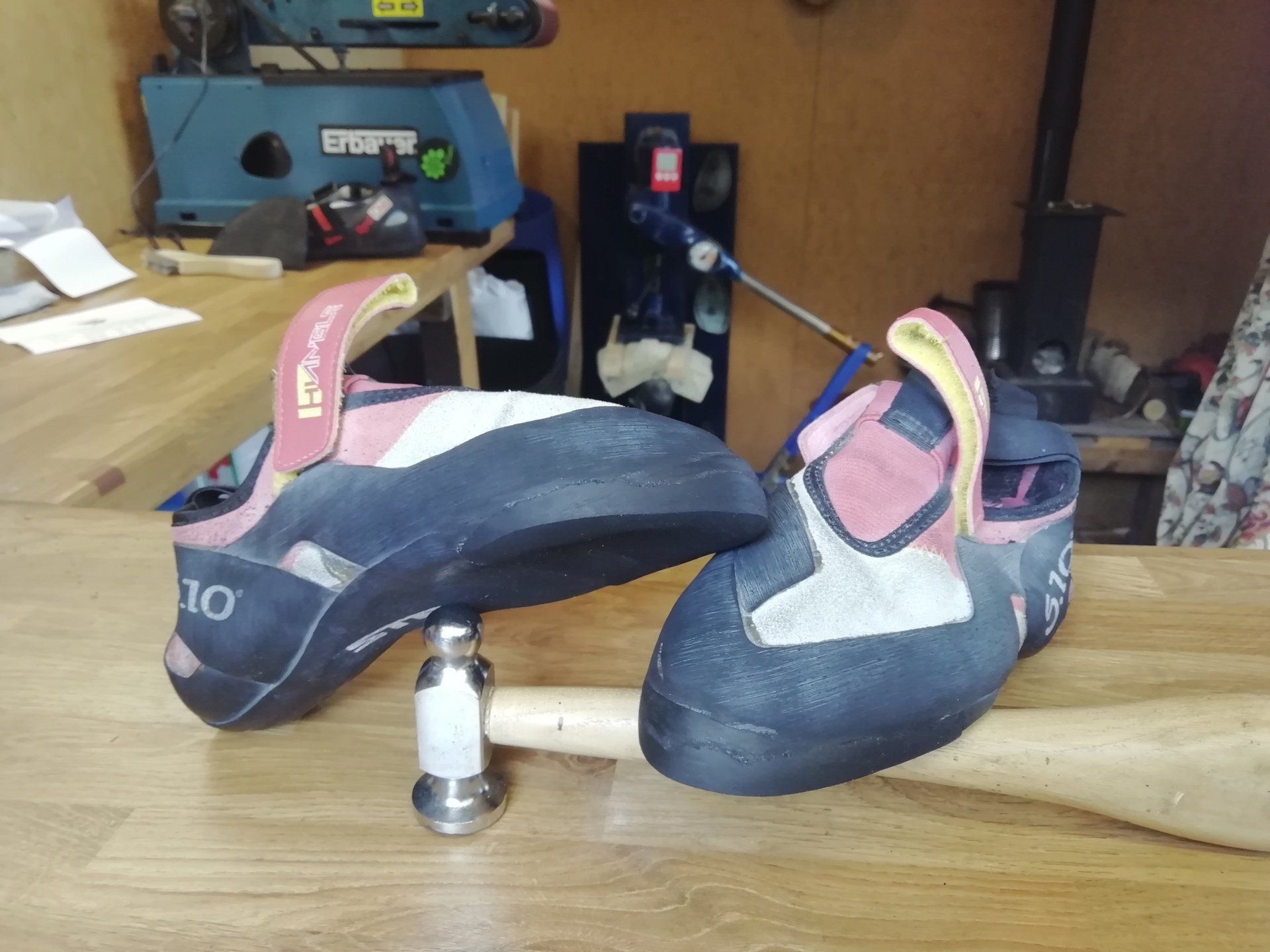 The Shoe Shed Climbing Shoe Resole
