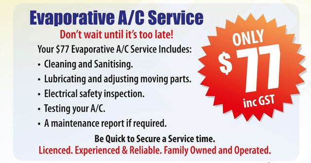 evaporative air conditioning maintenance
