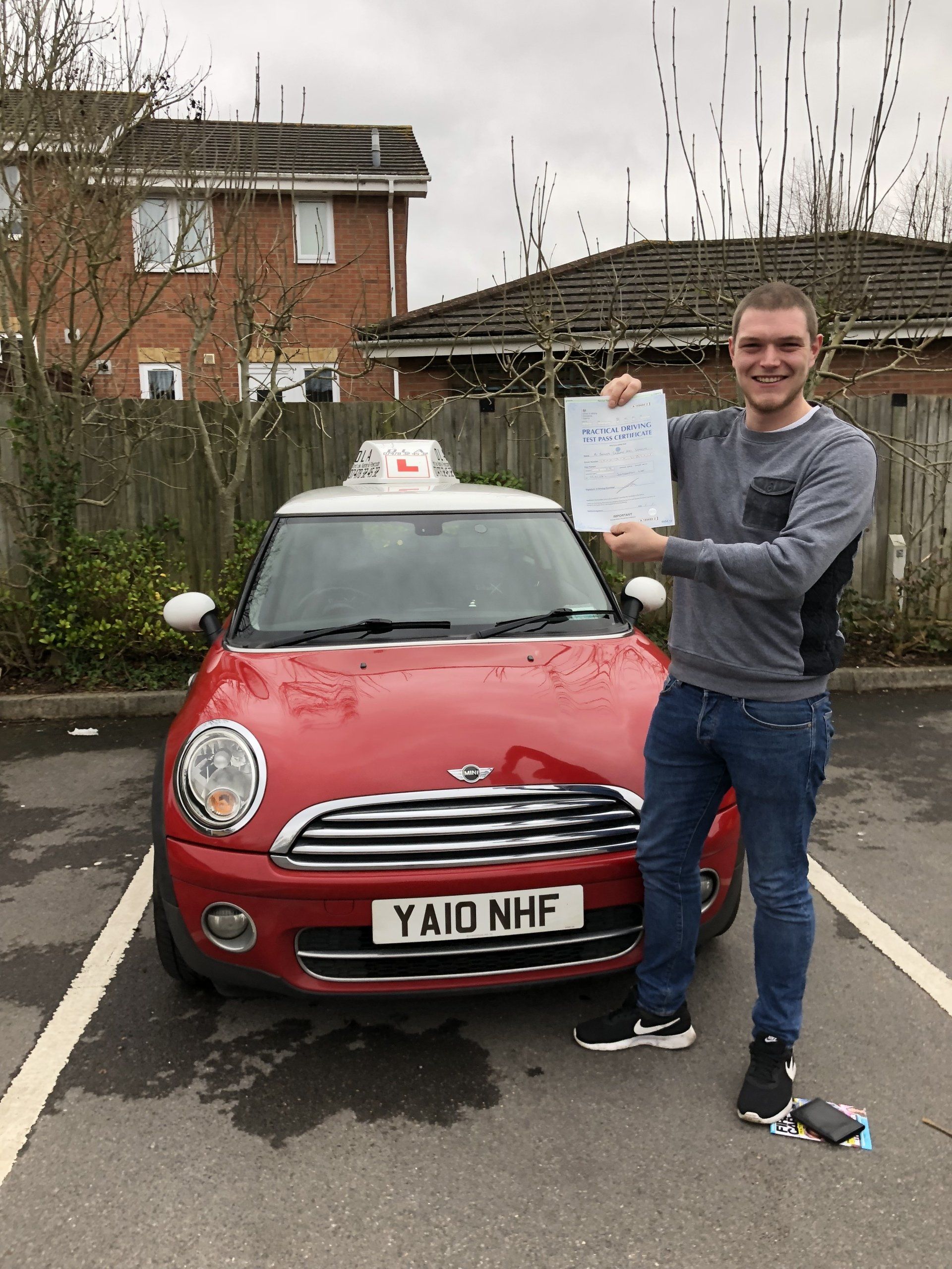 Practical driving test car hire passes
