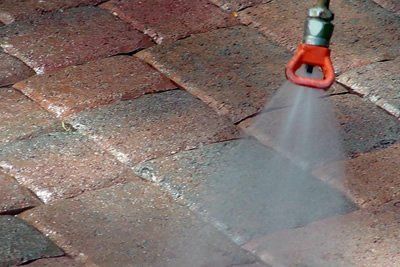 Spray equipment, special application brooms or rollers are used on most of our  driveway sealing, paver sealing and concrete sealing projects.