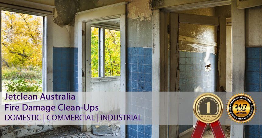 Our specialised pressure cleaning forms a big part of fire damage cleaning.