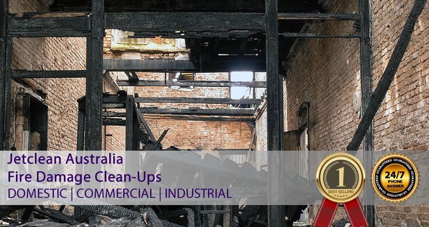 Fire damage cleaning involves removing carbon deposits from bricks, wood, steel and concrete.