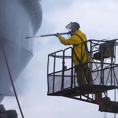 Industrial pressure cleaning of plant and equipment