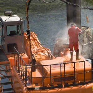 Industrial pressure cleaning of plant and equipment