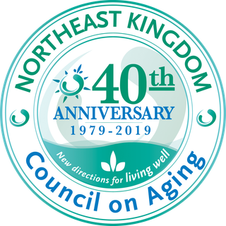 Northeast Kingdom Council on Aging 40th Anniversary Seal