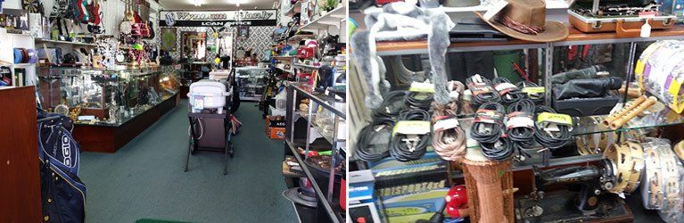 wynnum manly loan office inside the shop with goods