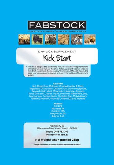 Kick Start Weaner Mix