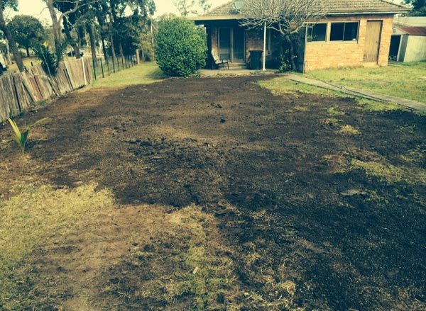 pool after demolition