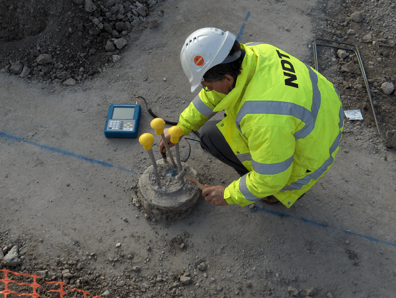 Gallery of UK pile and dynamic load tests by NDT Services Ltd in Nottingham