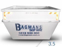 3.5 cubic metre skip hire
