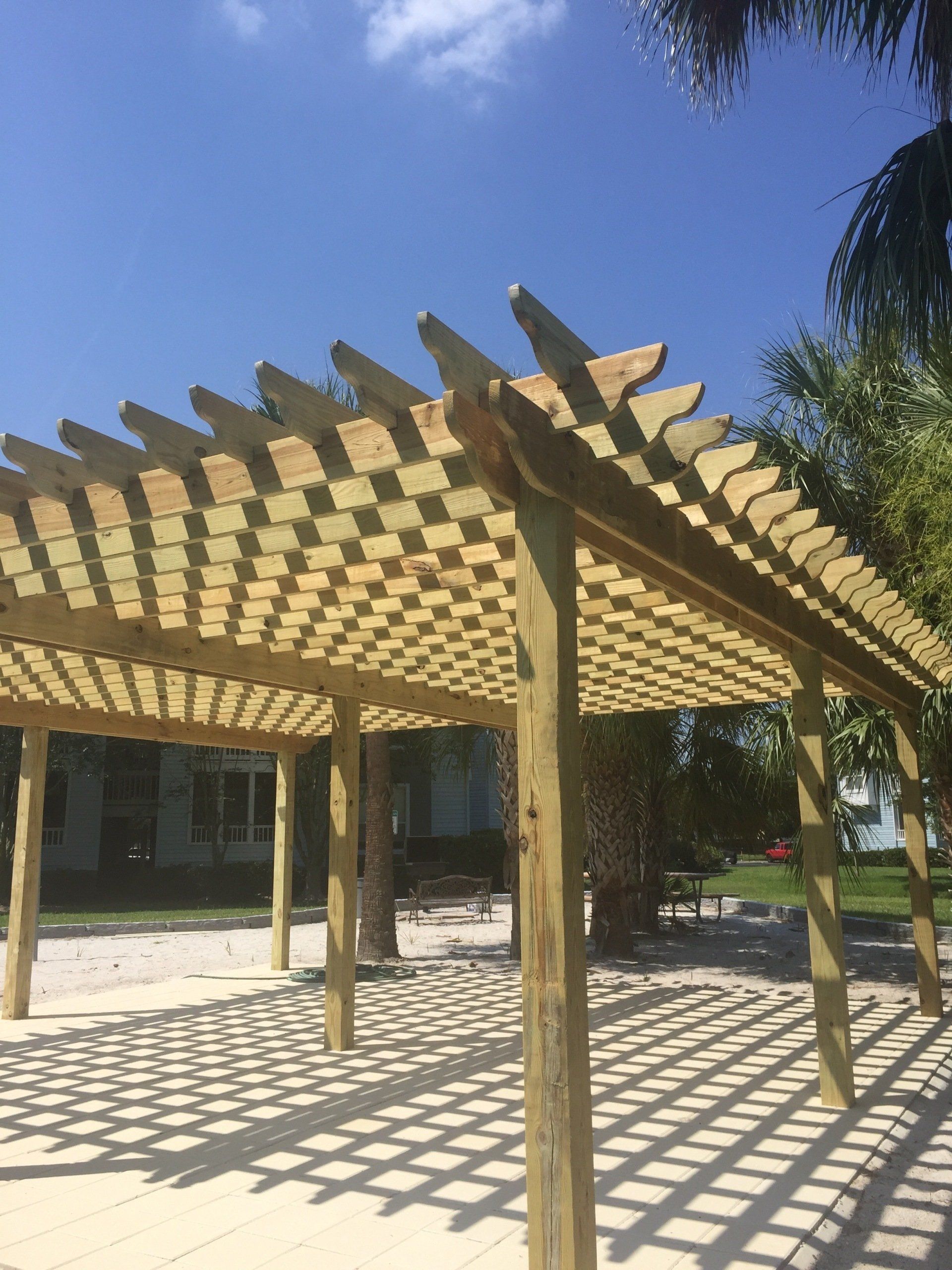 Pergola on the Sand My Florida Pergolas