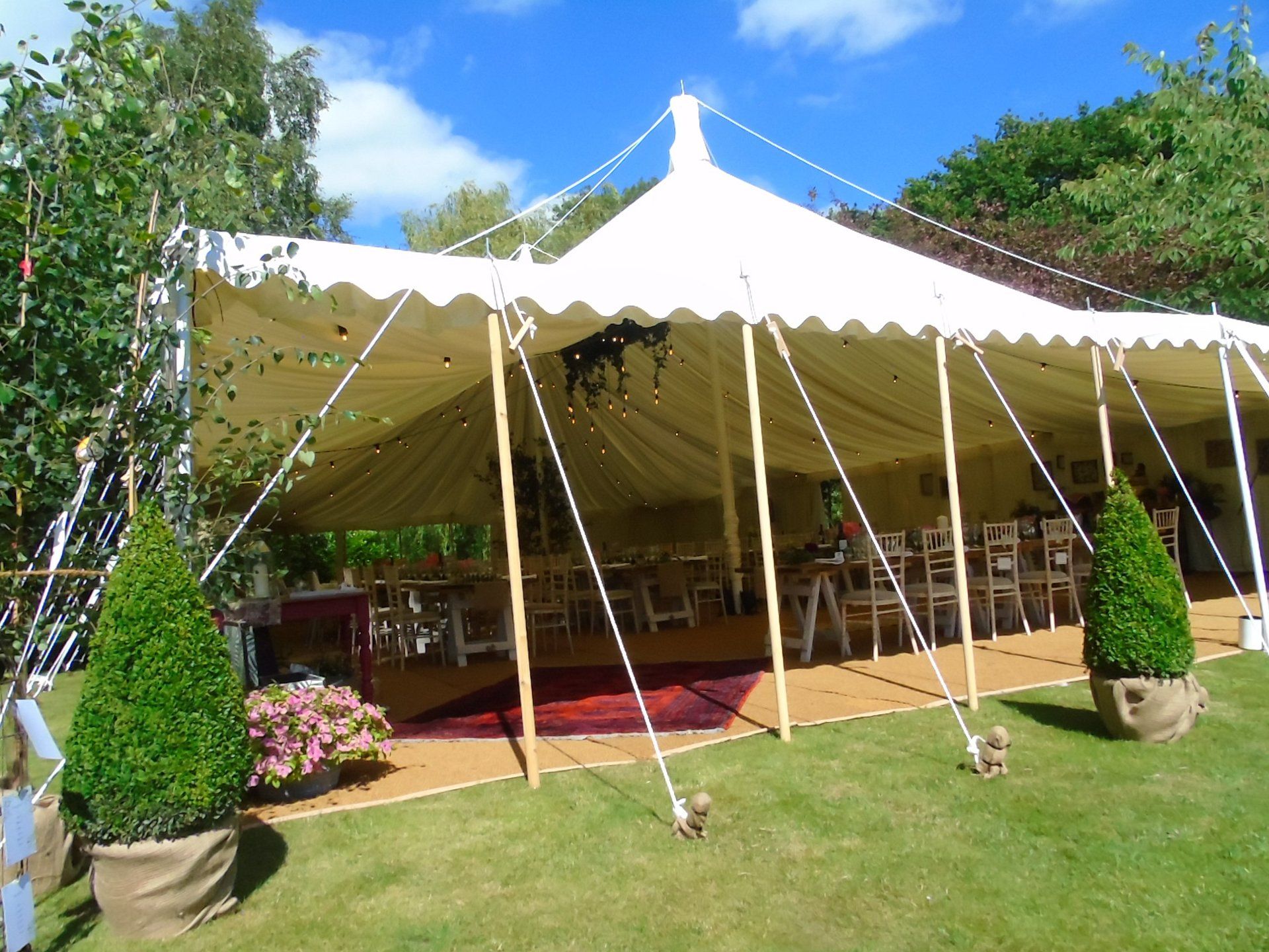 Traditional, classic pole & rope tents are perfect for the English ...