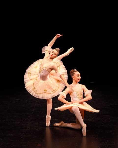 two ballerinas