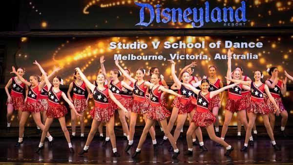 dance group on stage