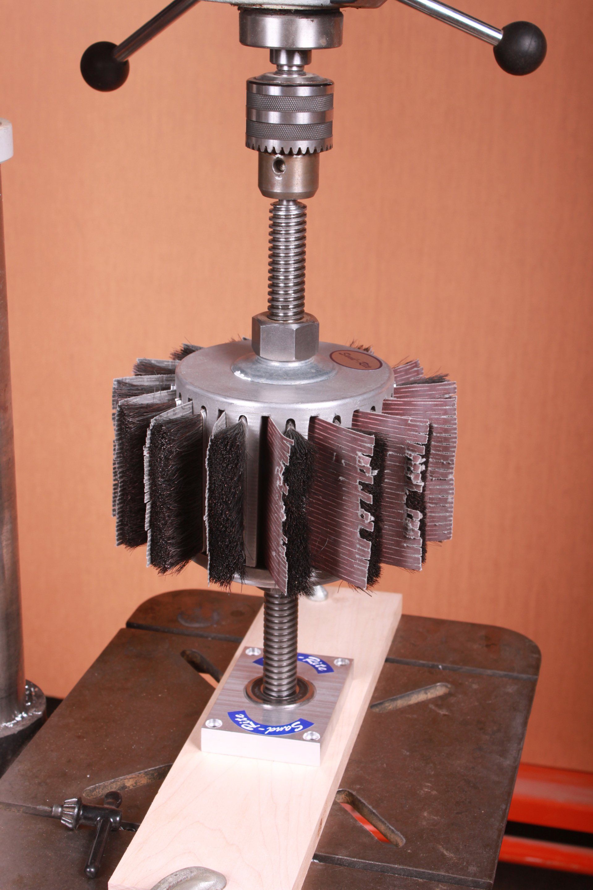 Flex Sand 1" Pneumatic Drum Sander with Drill Press Attachment