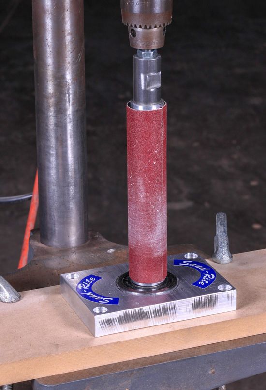 Flex Sand 1" Pneumatic Drum Sander with Drill Press Attachment