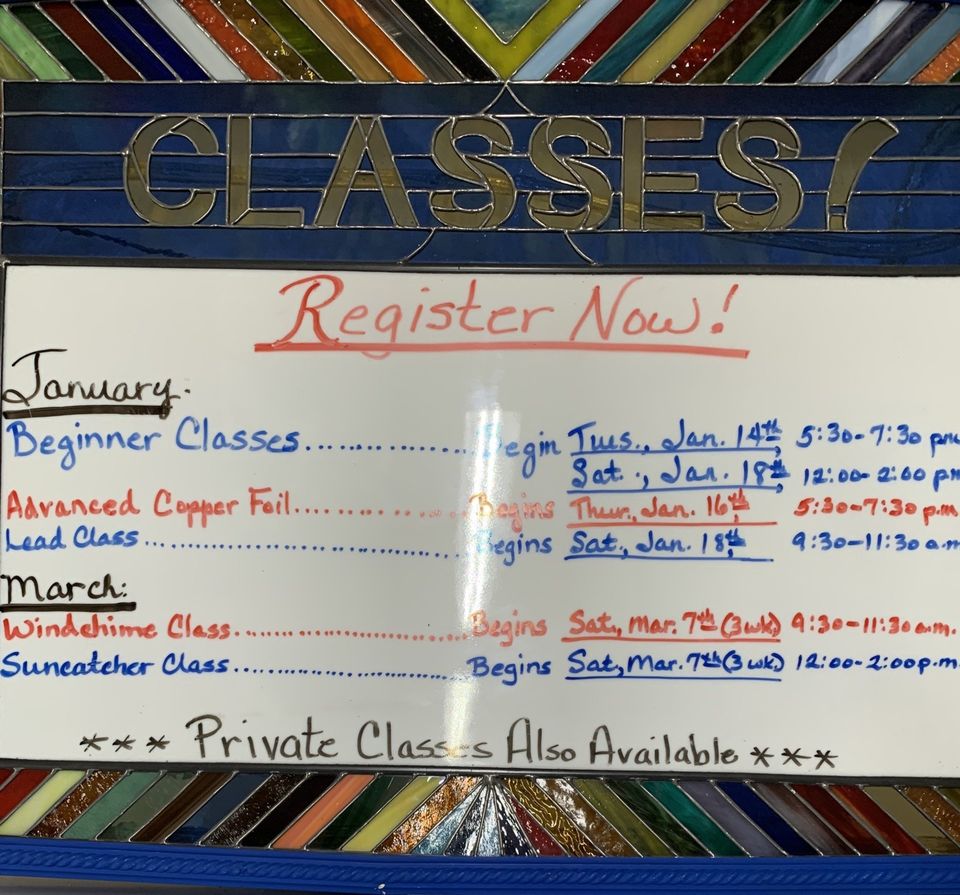 Stained Glass Classes Knoxville, TN Fountain City Stained Glass