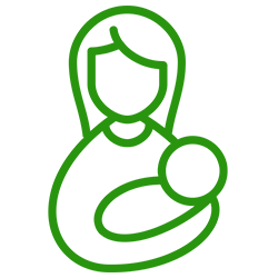 Icona infanzia e allattamento