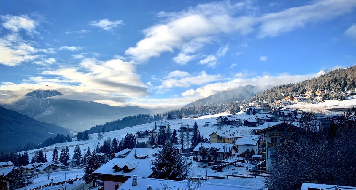 Vista panoramica sulla città dolomitica