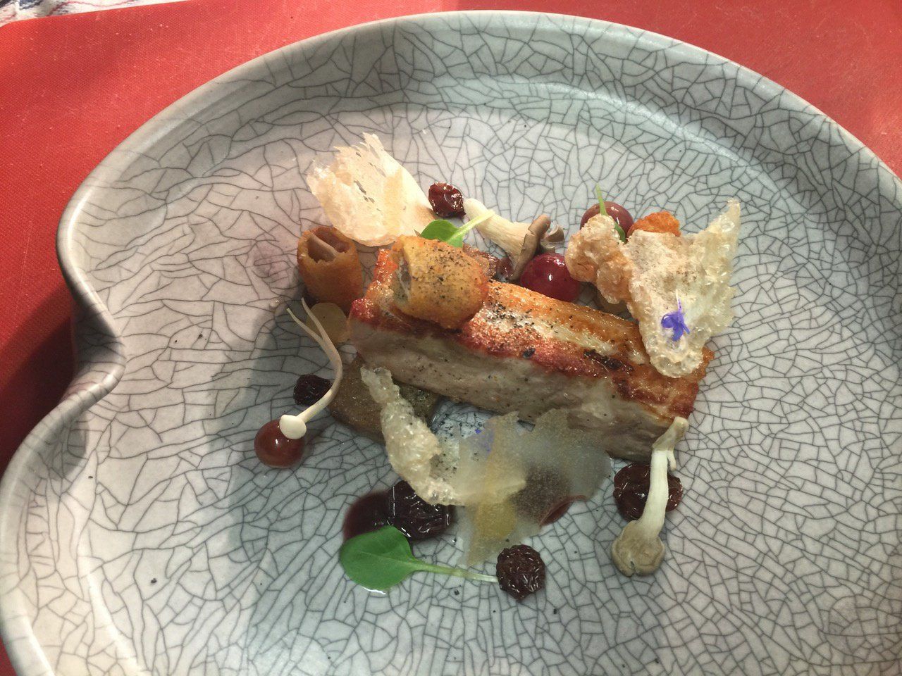 Dish served at Petite Mort