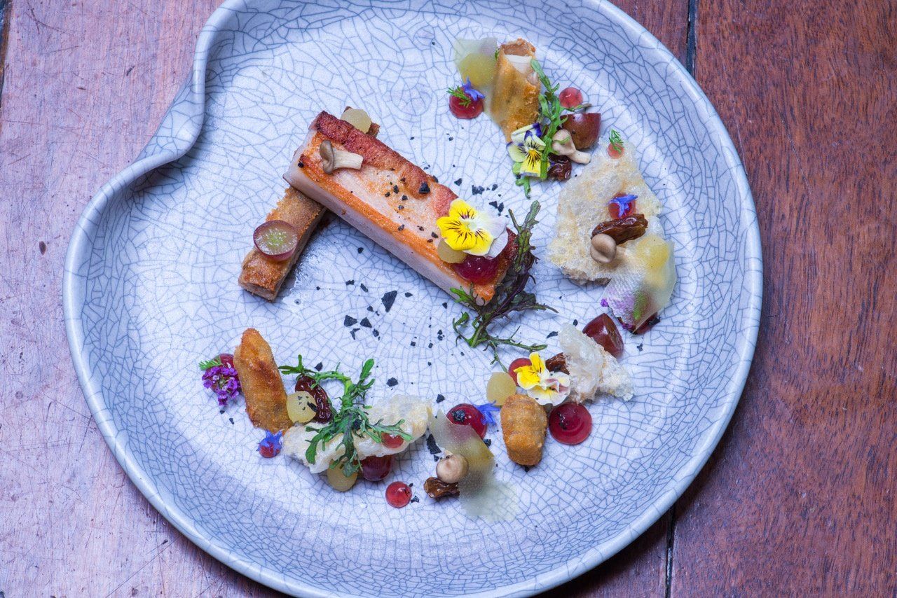 Dish served at Petite Mort