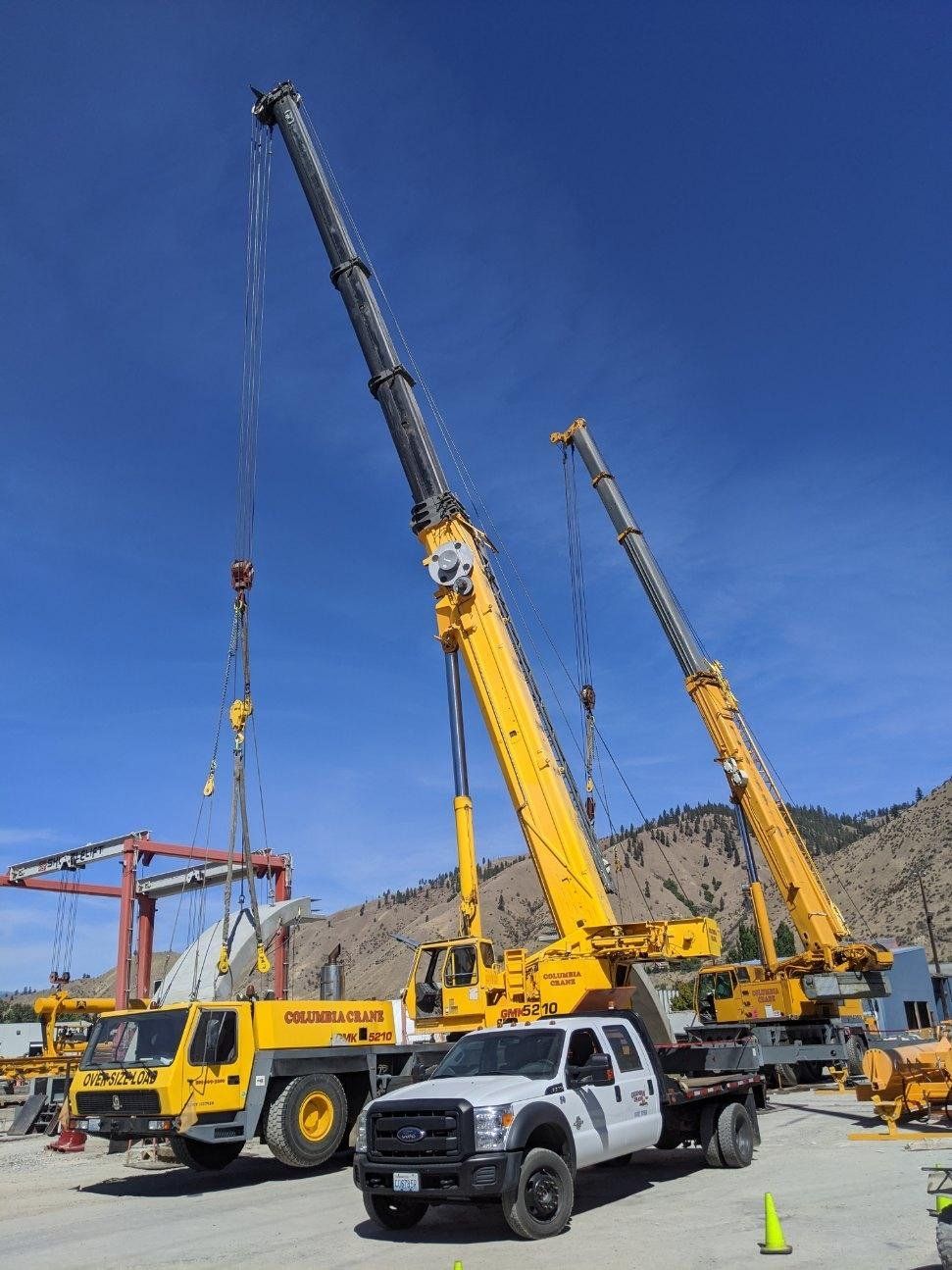 Crane Services and Crane Rentals Wenatchee, Washington Columbia Crane