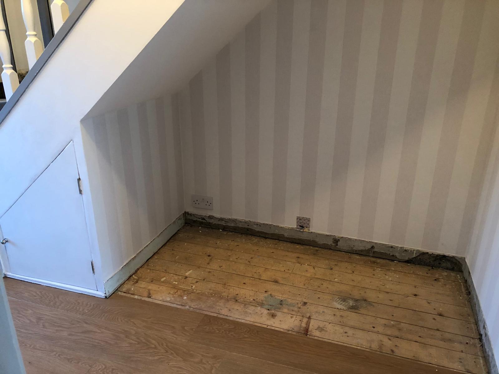 New Under stairs Cloakroom Installation in Bangor NI