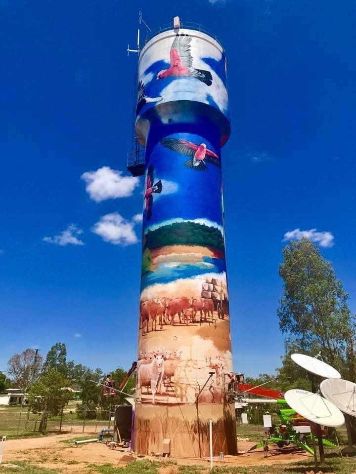 Augathella Water Tower Art