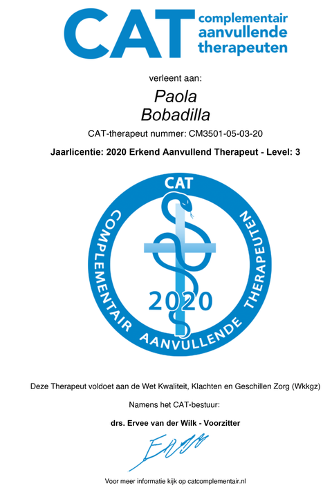 Psycholoog Wassenaar > Paola Bobadilla