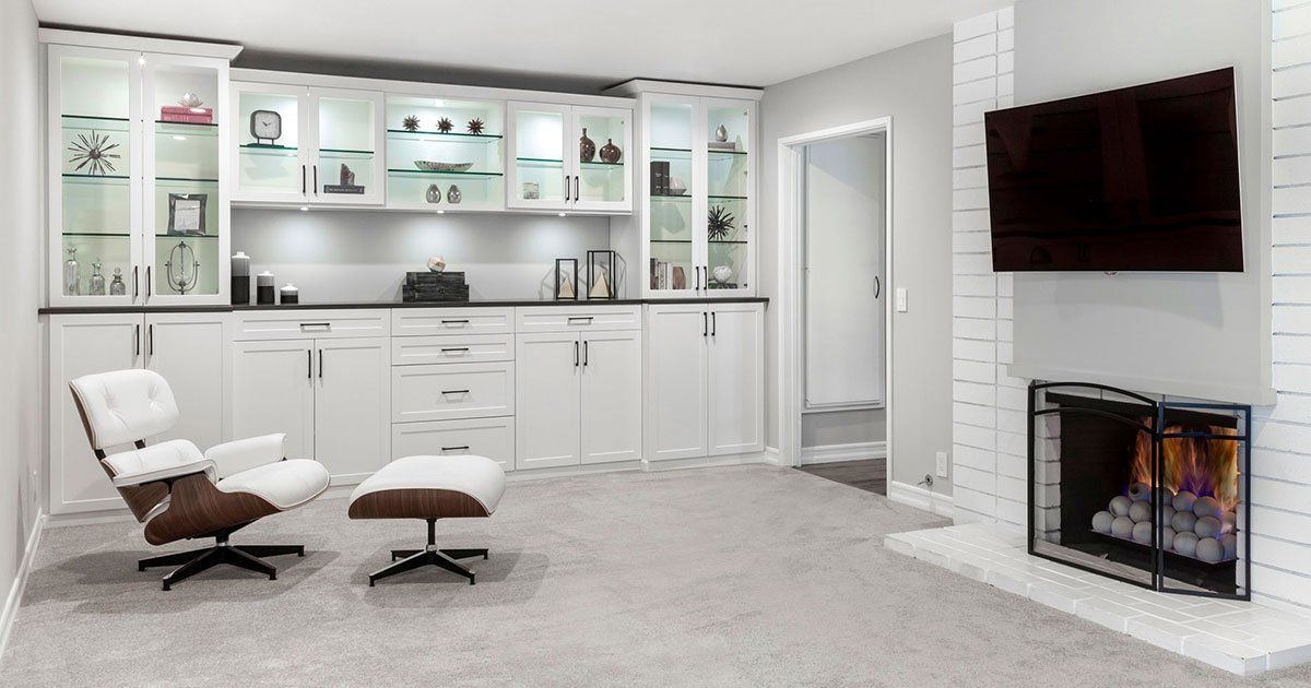 Entertainment Center Tampa FL Custom, Installation, Wood, Modern