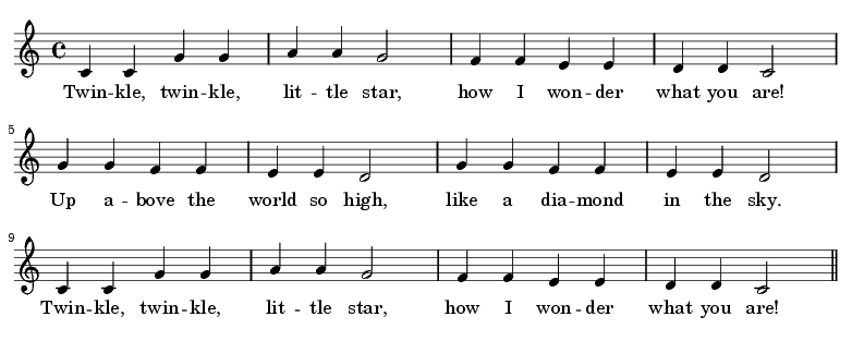 Twinkle Twinkle Little Star How I Wonder What You Are twinkle twinkle little star how i
