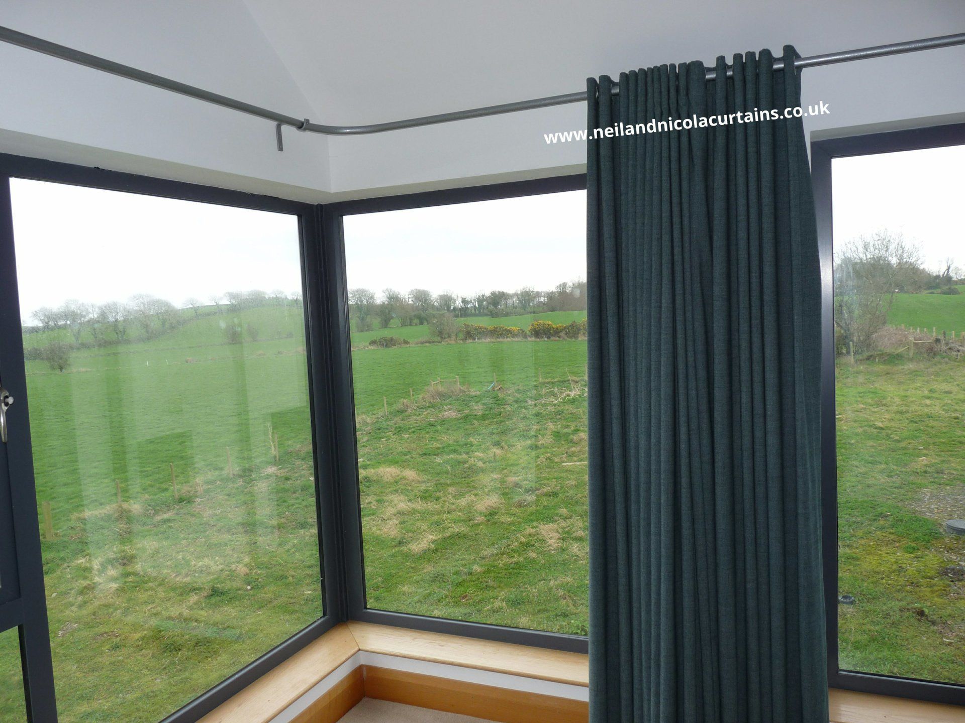Bespoke Bay Window Curtain Poles and Rails