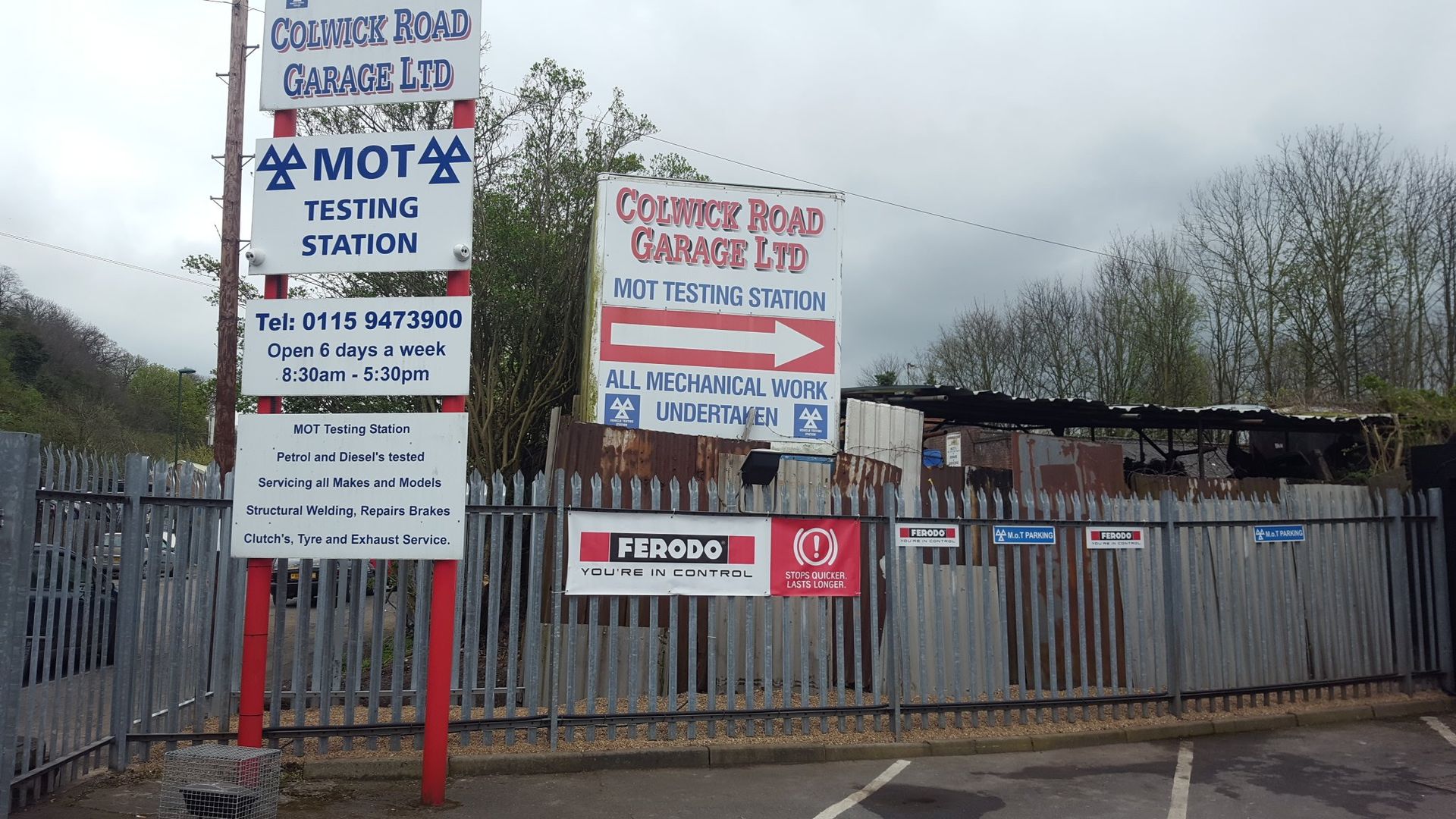 Contact Colwick Road Garage Ltd in Nottingham