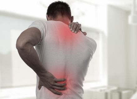 Male with Back Pain