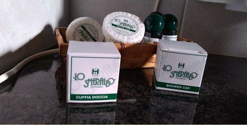 Linea di cortesia per il bagno di alberghi