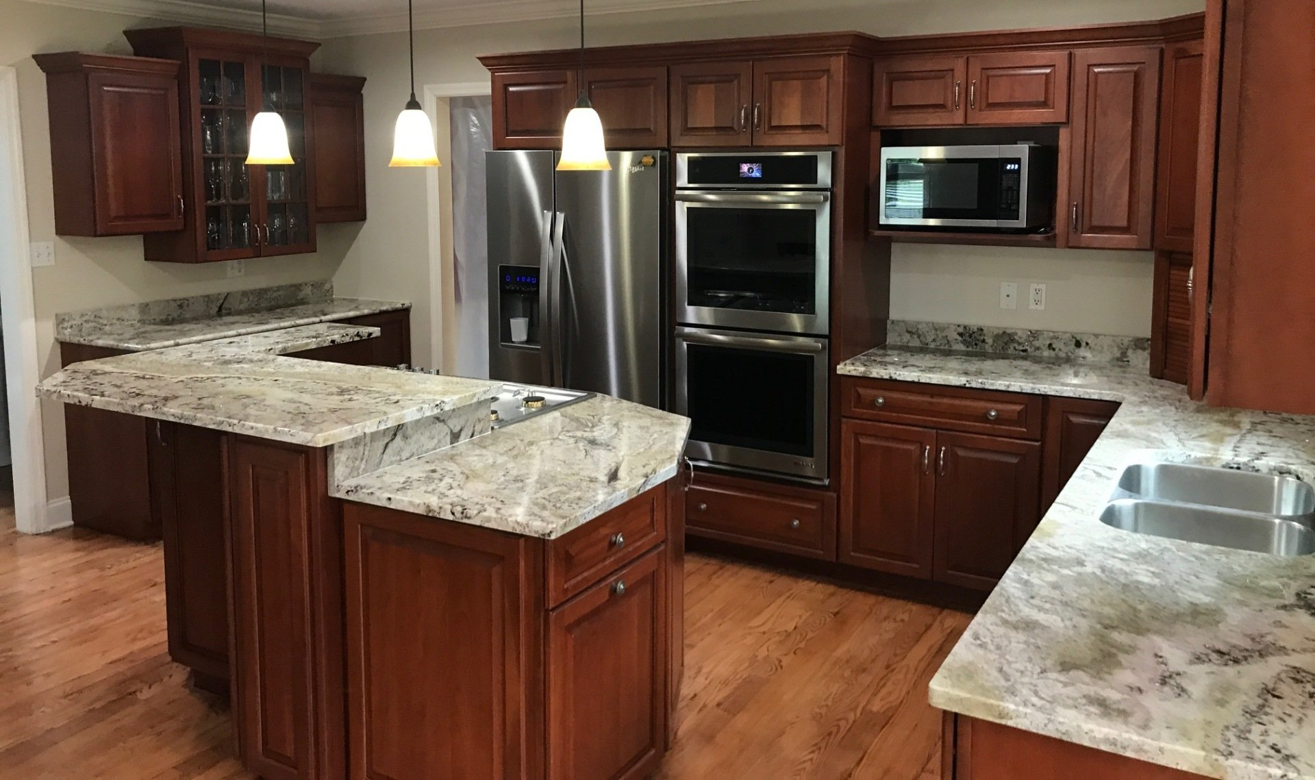 Granite Kitchen Countertops Fabricated and Installed in ...