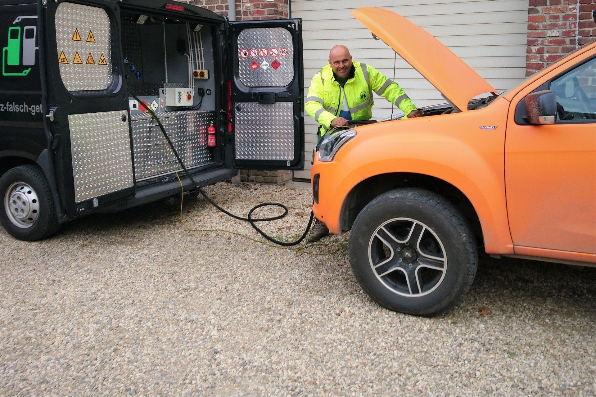 V Power Diesel Statt Diesel Getankt
