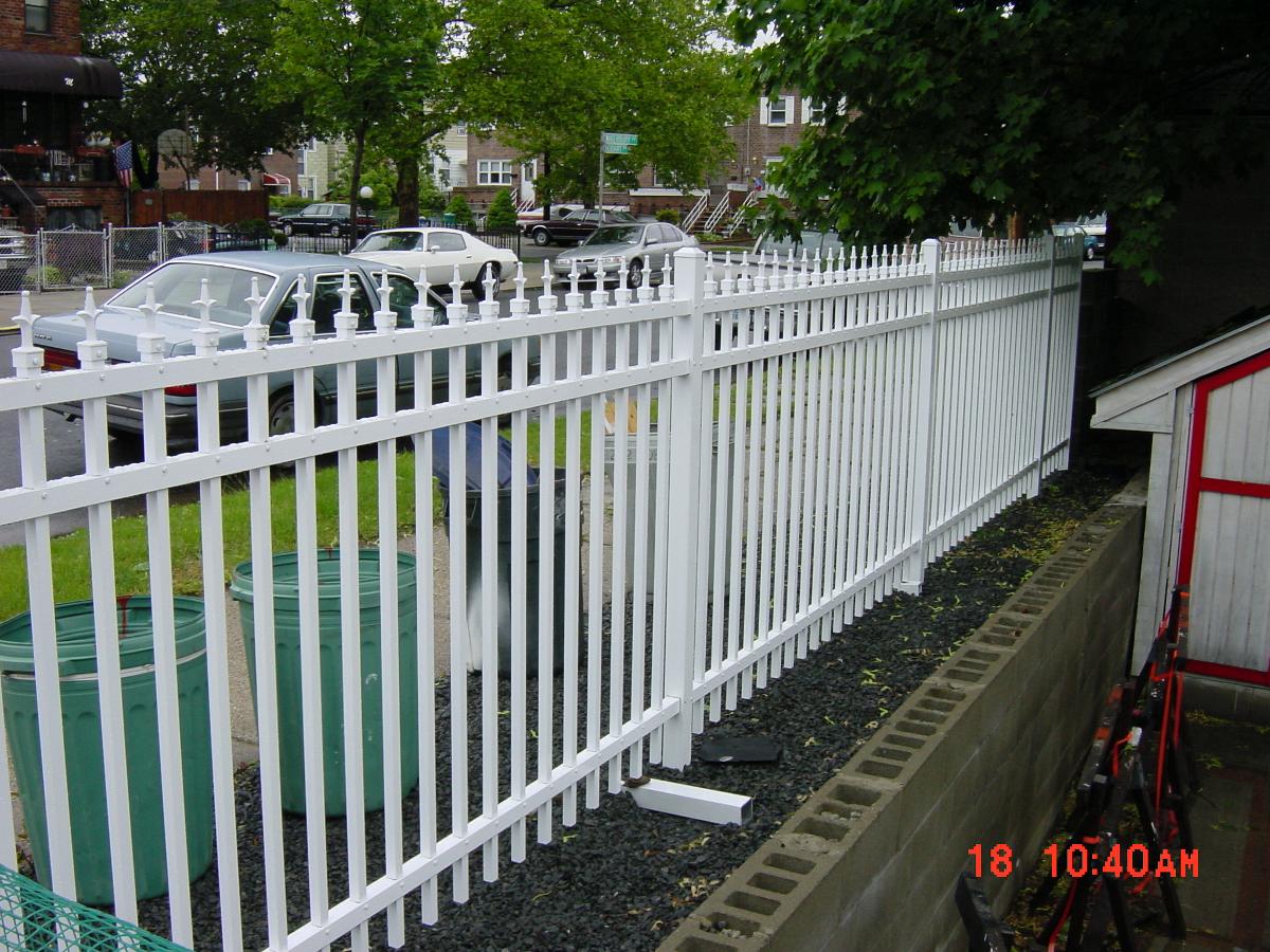 Aluminum & Wrought Iron Fence Installation in Manhattan, Bronx