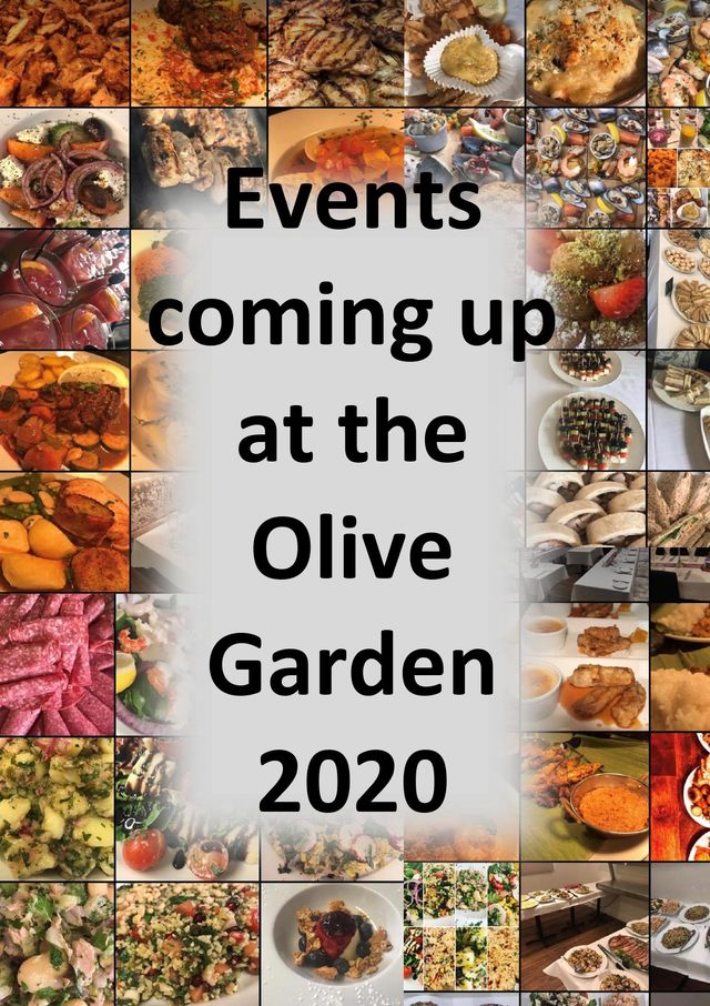 Upcoming Events Olive Garden Restaurant Great Yarmouth Norfolk