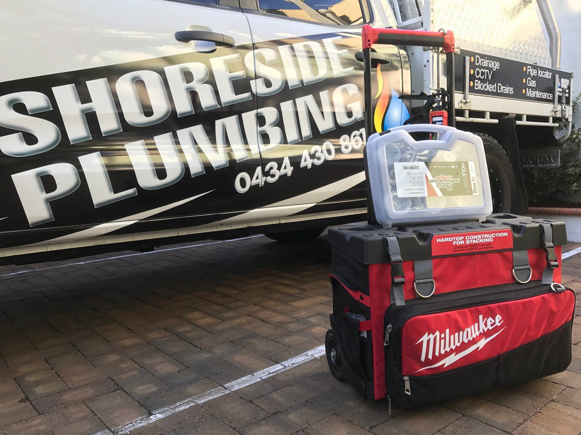 Shoreside Plumbing truck