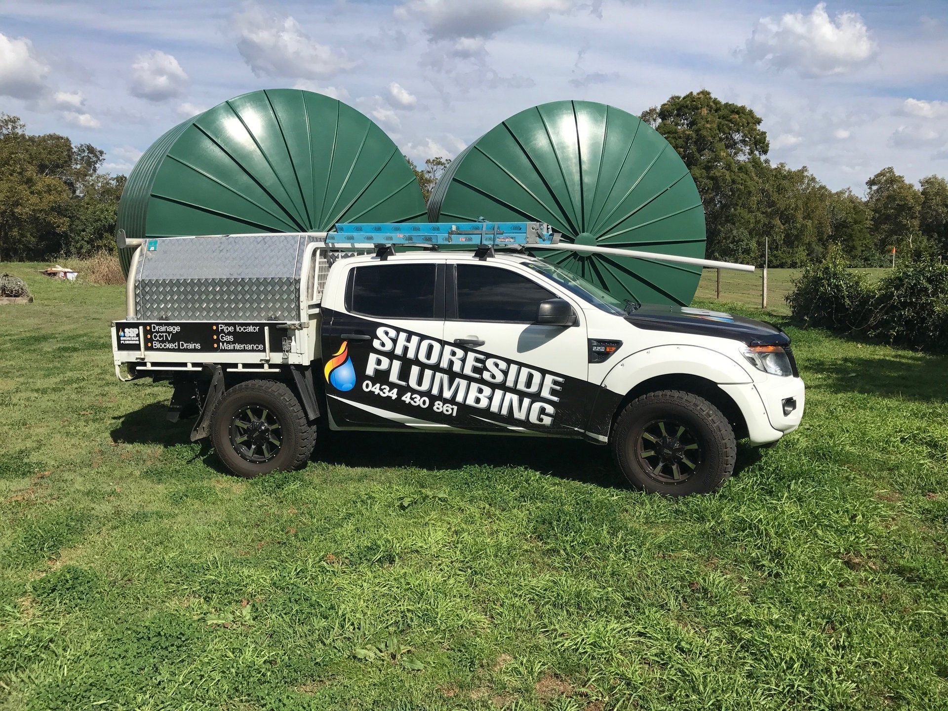 Shoreside Plumbing truck