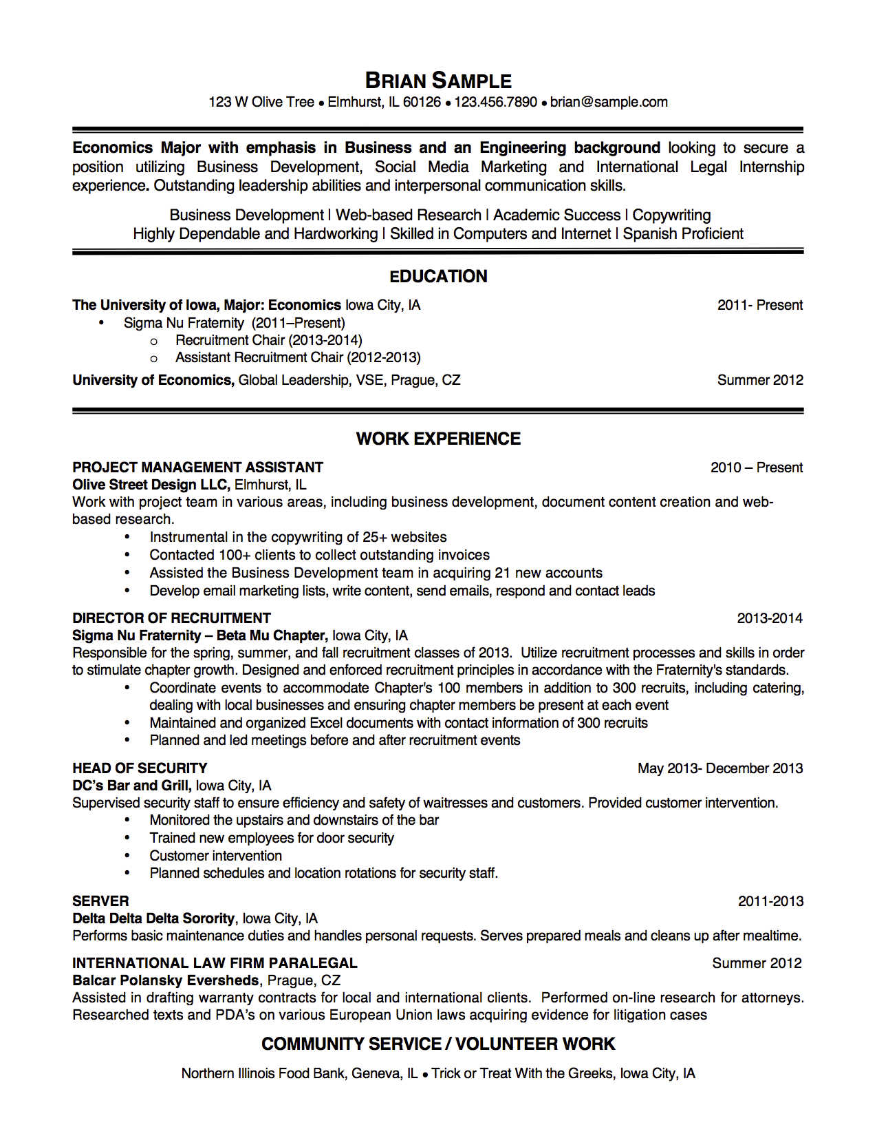 Chicago Resume Expert Resume Samples Chicago Resume Expert