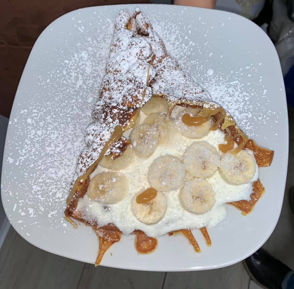 dolce alla crema e banana