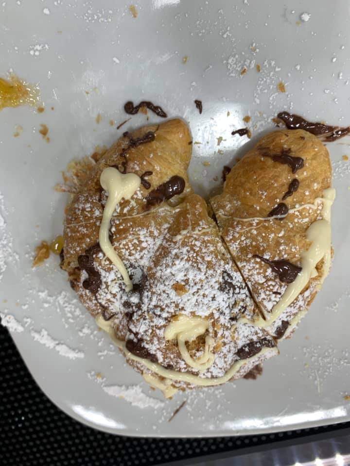 cornetto con doppia farcitura